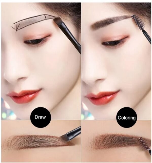 Achieve Perfect Brows with Bi-Tone Brow Powder and Comb Brush - Image 4