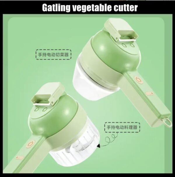 Explore the 4 in 1 Multifunctional Electric Vegetable Slicer Set - Image 3