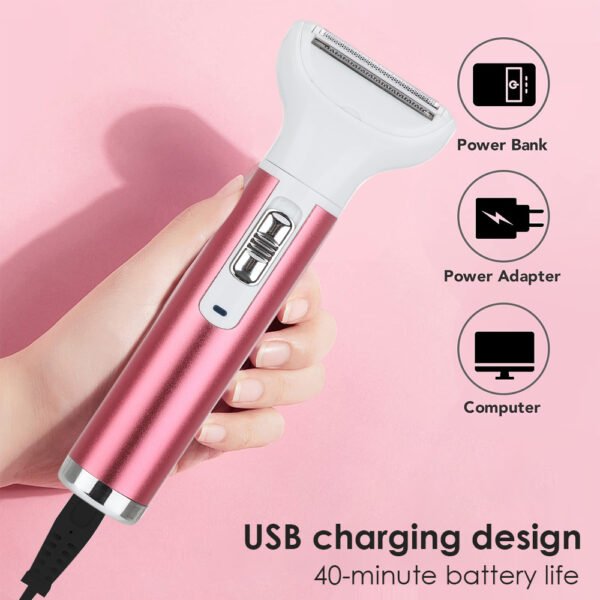 Experience Smooth Shaving with Our Multifunctional Electric Shaver for Women - Image 8